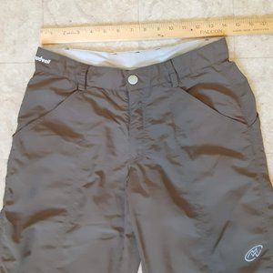 Cloudveil nylon pants, S, hem cords, front & back pockets